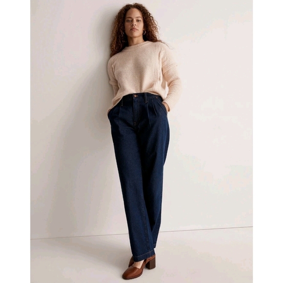 Madewell Sweaters - NWT Madewell Cable Knit Havener Pullover Alpaca Wool Blend Sweater Size Medium